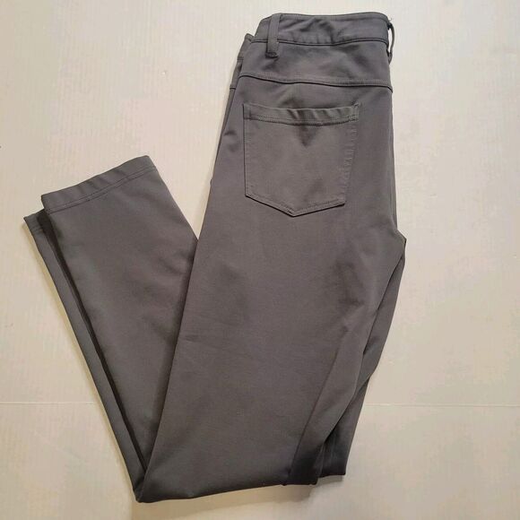 BYLT Premium Basics Everyday Pants 2.0 gray Medium golf workleisure date night - Picture 8 of 9